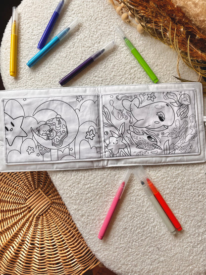 Carnet de coloriage lavable