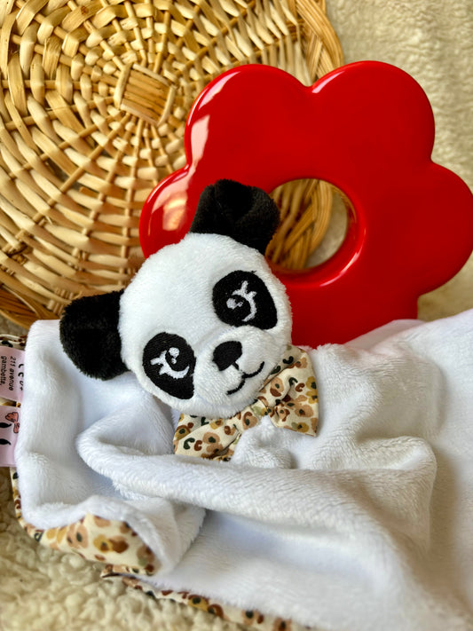 petit panda kawaii tissus léopard 100% francais atelier parisien